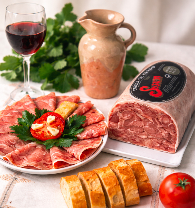 Cabeza de cerdo. Productos de Cárnicas Susaeta Cabeza de cerdo. Productos de Cárnicas Susaeta